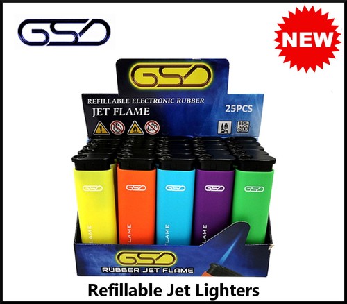 Gsd windproof jet lighters - lighters, x5