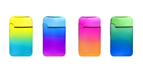 Colourful gradient jet flame - colourful,