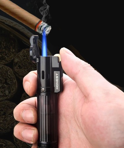 Windproof jet flame lighter - flame,