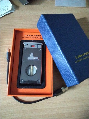 Dual flame lighter normal - flame, &