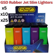 GSD Windproof Lighters, Rubber