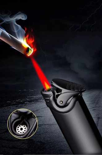 Black metal windproof - black,
